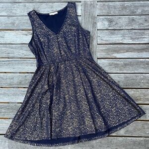 Boutique Gold Leaf Dress